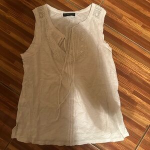 Women white size small tank top